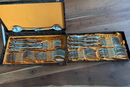 Besteckkasten 50 tlg. Silberauflage