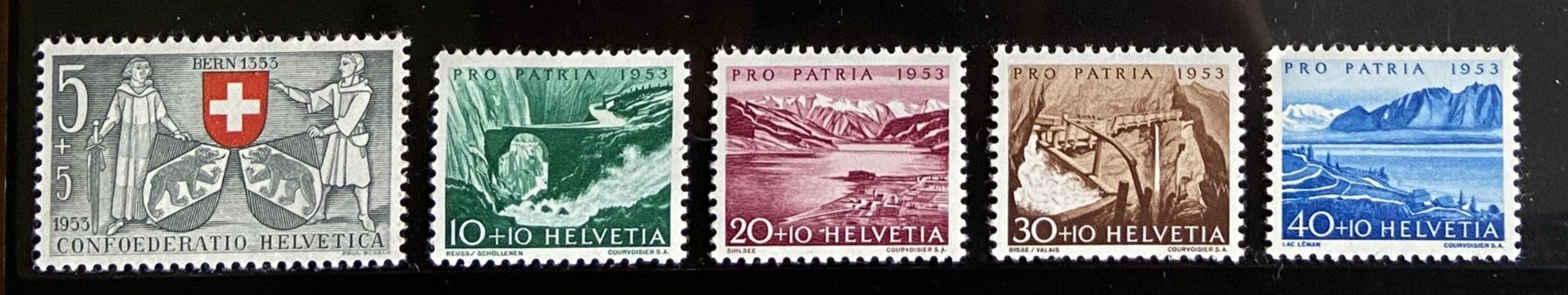 Alle Briefmarken: Lot Pro Patria  Einzelmarken postfrisch div. Jahre – Gebraucht aus Böckten von Hansi36 2
