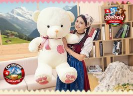 XXL Teddybär 110 cm Herz Liebe Geschenk Teddy Valentinstag