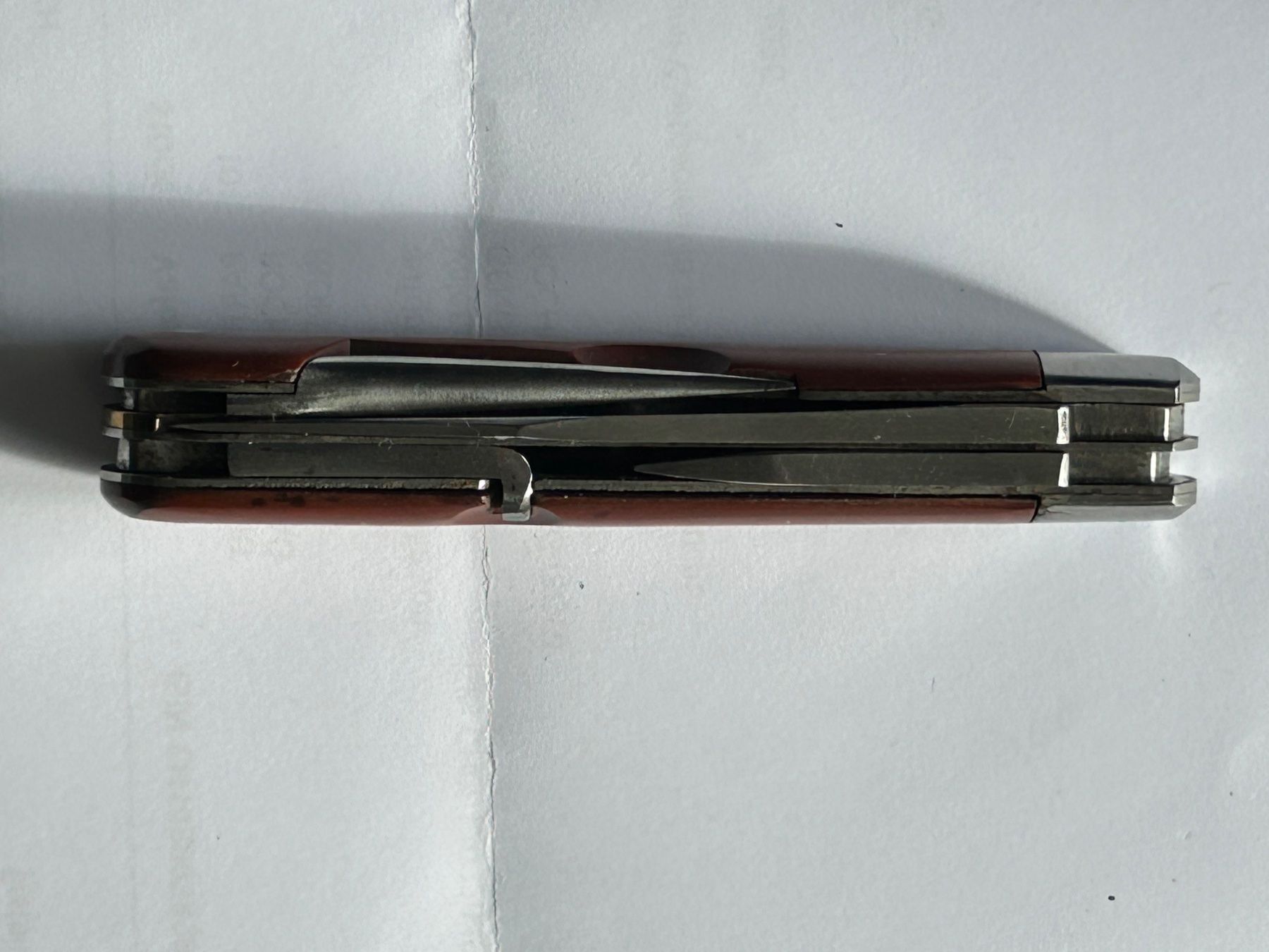 Schweizer Armee Coltelli tascabile: Militär-Sackmesser Elsene 1950 – Usato da Etzelkofen venduto da Botti50 8