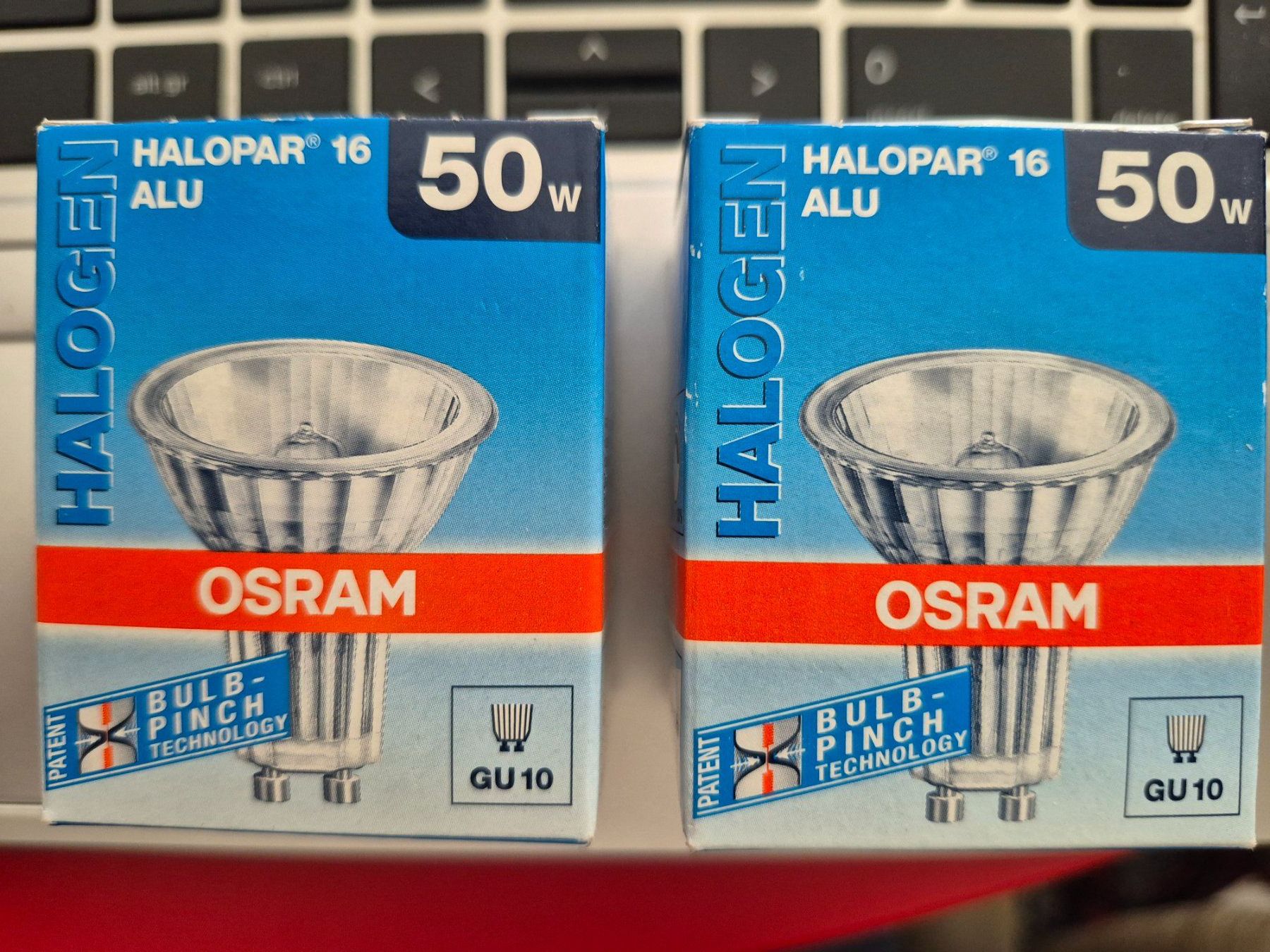 Osram Lampen: OSRAM Halopar 16 ALU 50W GU10 – Neu und originalverpackt aus Berikon von It354