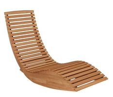 Holz 2 Sonnenliegen und 1 Schaukelliege