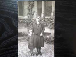 (p) MUTTER und KIND Fotokarte ca 1900/1920