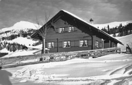 Frutigen, Ski-Hütte Ansichtskarte Metschalp, Achseten 1960