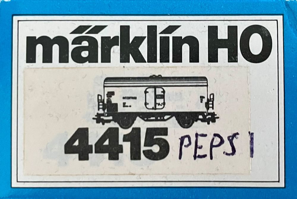Märklin H0 4415 – Pepsi Kühlwagen – OVP – guter Zustand (Gebraucht) in ...