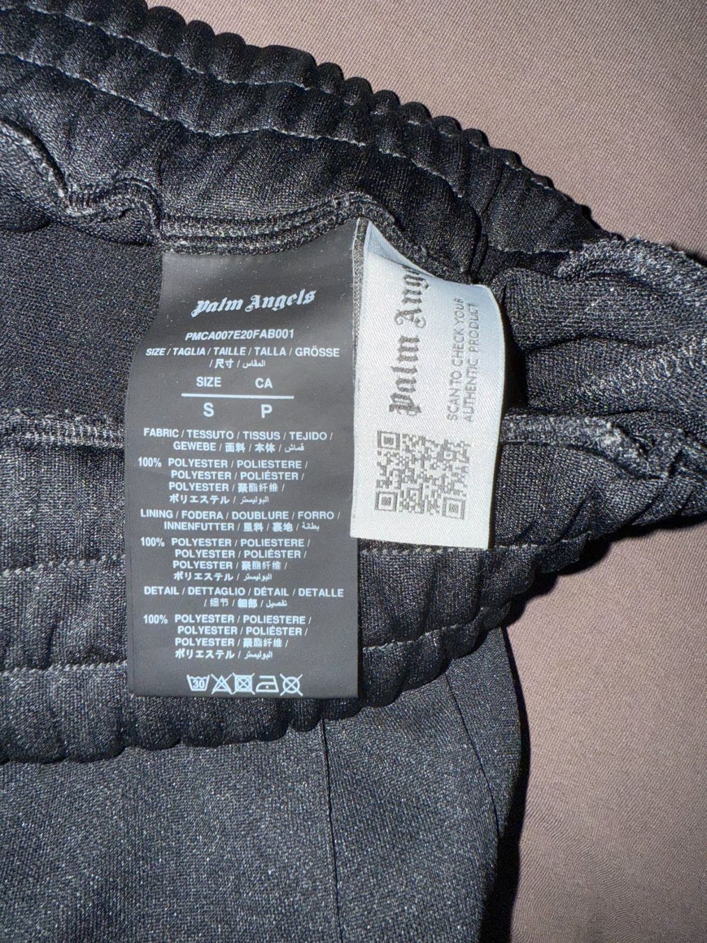 Palm Angels Pantaloni: Palm Angels Logo Track Pants – Usato da Frick venduto da HarleyQuinnIsLove 4