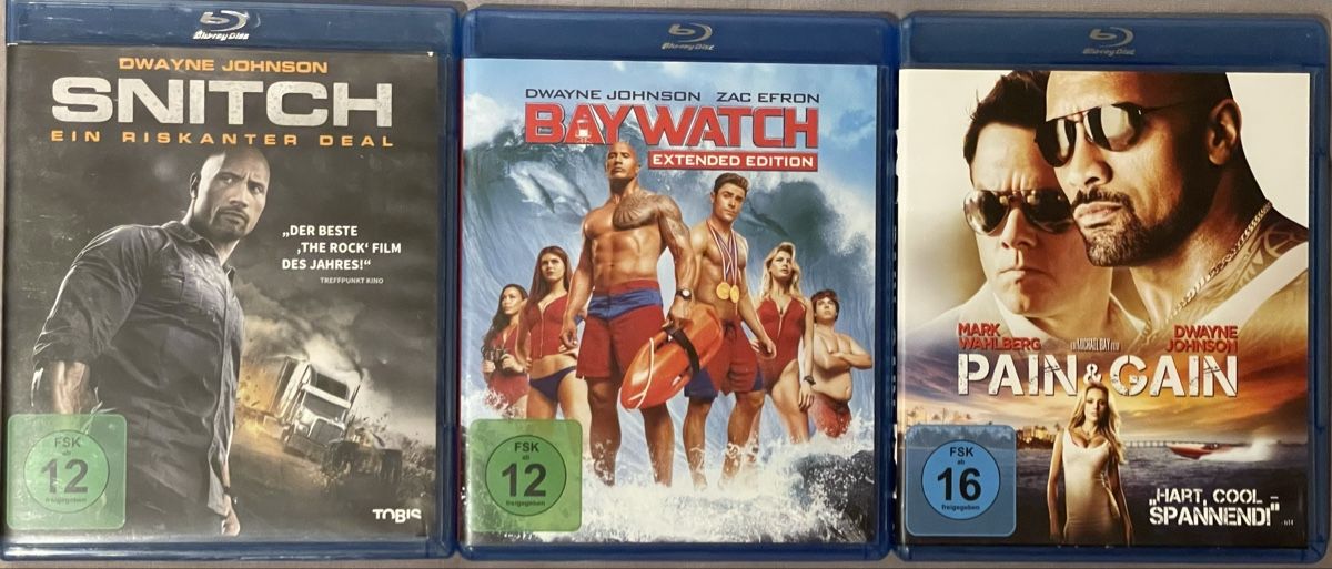 Tutti i DVDs: 3 x Dwayne Johnson   Blu Ray Filme – Usato da Waldenburg venduto da Gonzo8