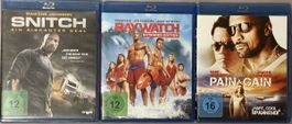 3 x Dwayne Johnson   Blu Ray Filme