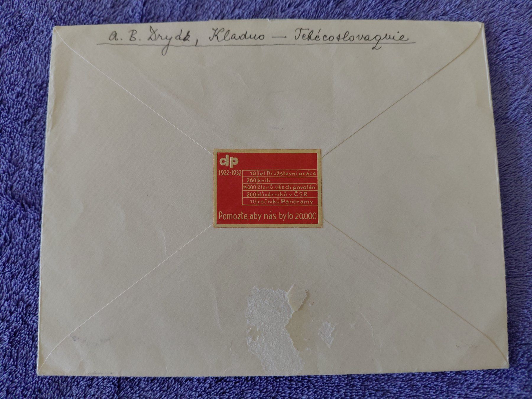 Tutti i francobolli: Schöner Brief CSSR 1932 – Usato da Horw venduto da Onurb008 1
