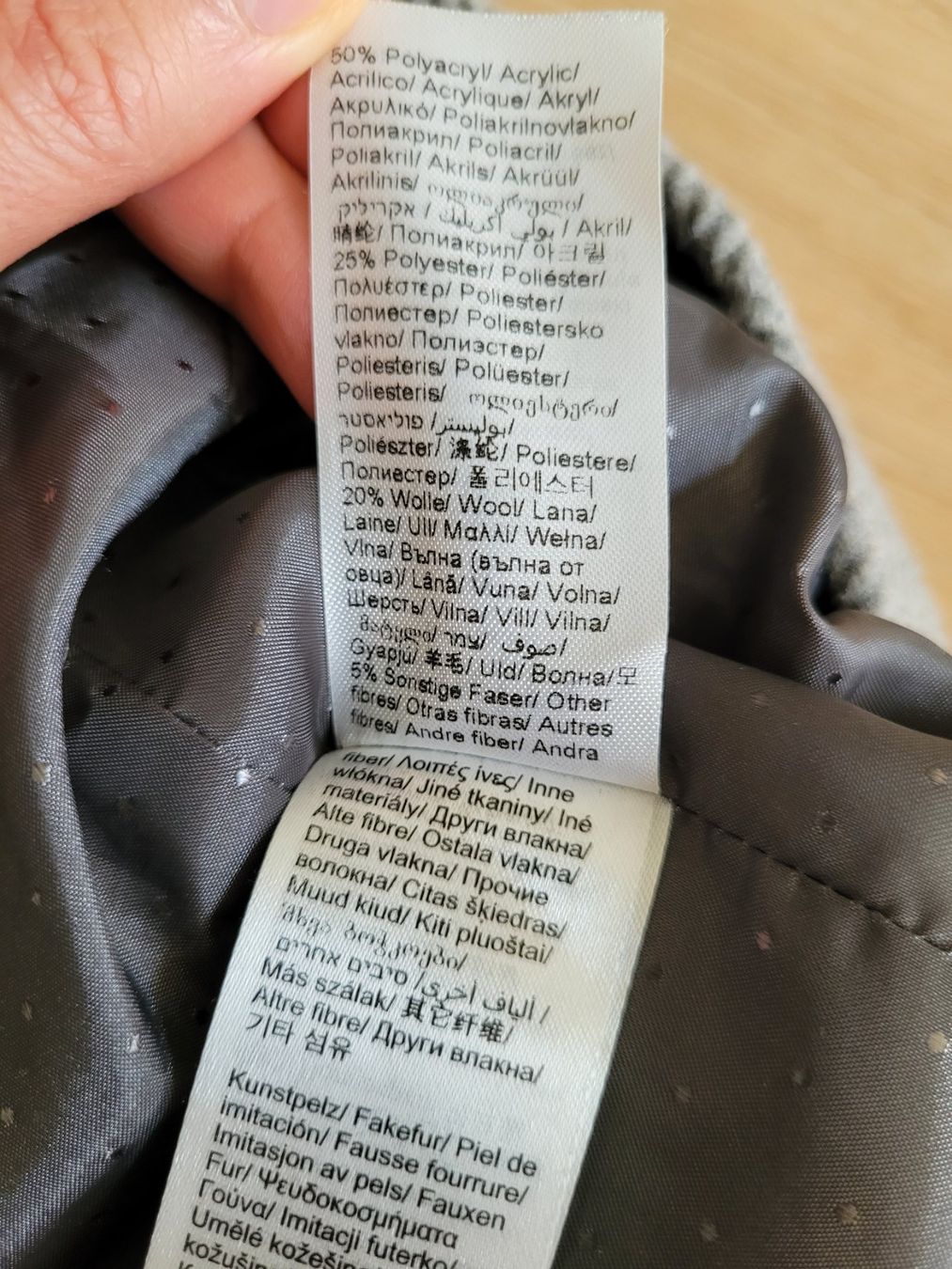 Bonita Cappotti: Bonita Mantel Gr. 42 Grau – Usato da Winterthur venduto da Netta777 5