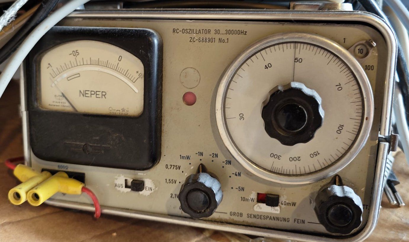 Misurare: RC Oszillator 30-30000Hz No.1. – Usato da Rieden SG venduto da wer_yqc2