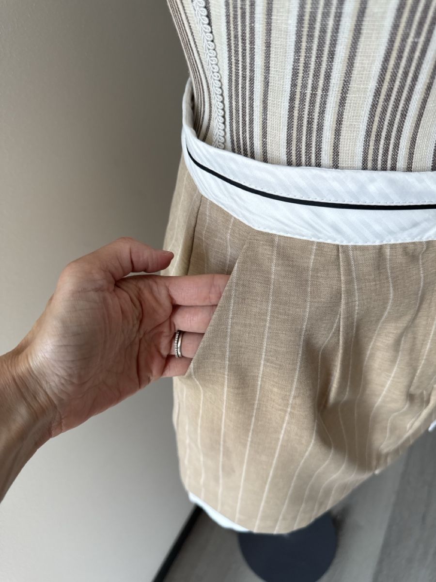 Zebra Gonne: Zebra skirt pinstripe beige size S – Nuovo (secondo la descrizione) da Biel/Bienne venduto da TanyaM02 3