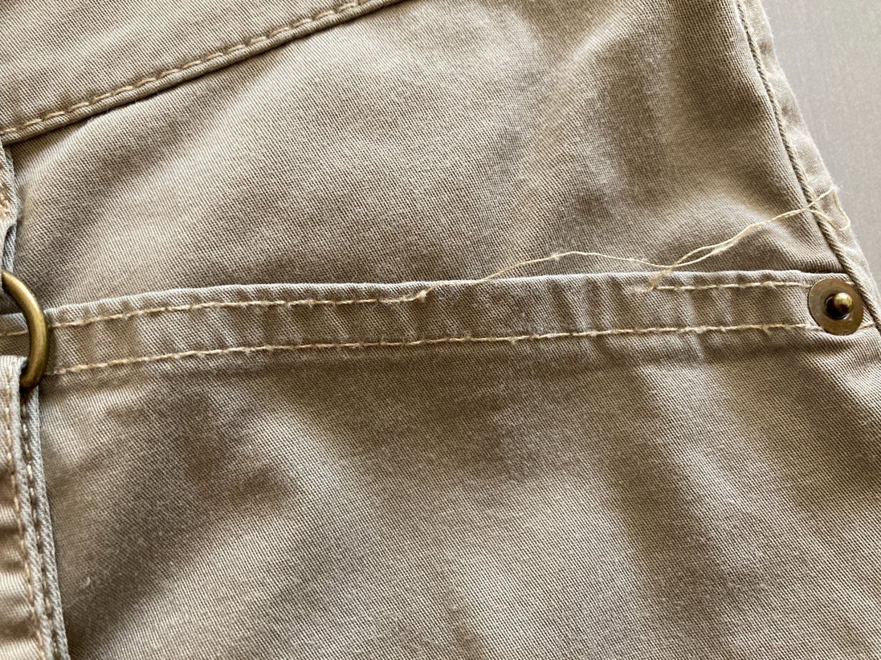 Pantaloni: Damen Sommer Hose, beige – Usato da Obfelden venduto da miau68 5