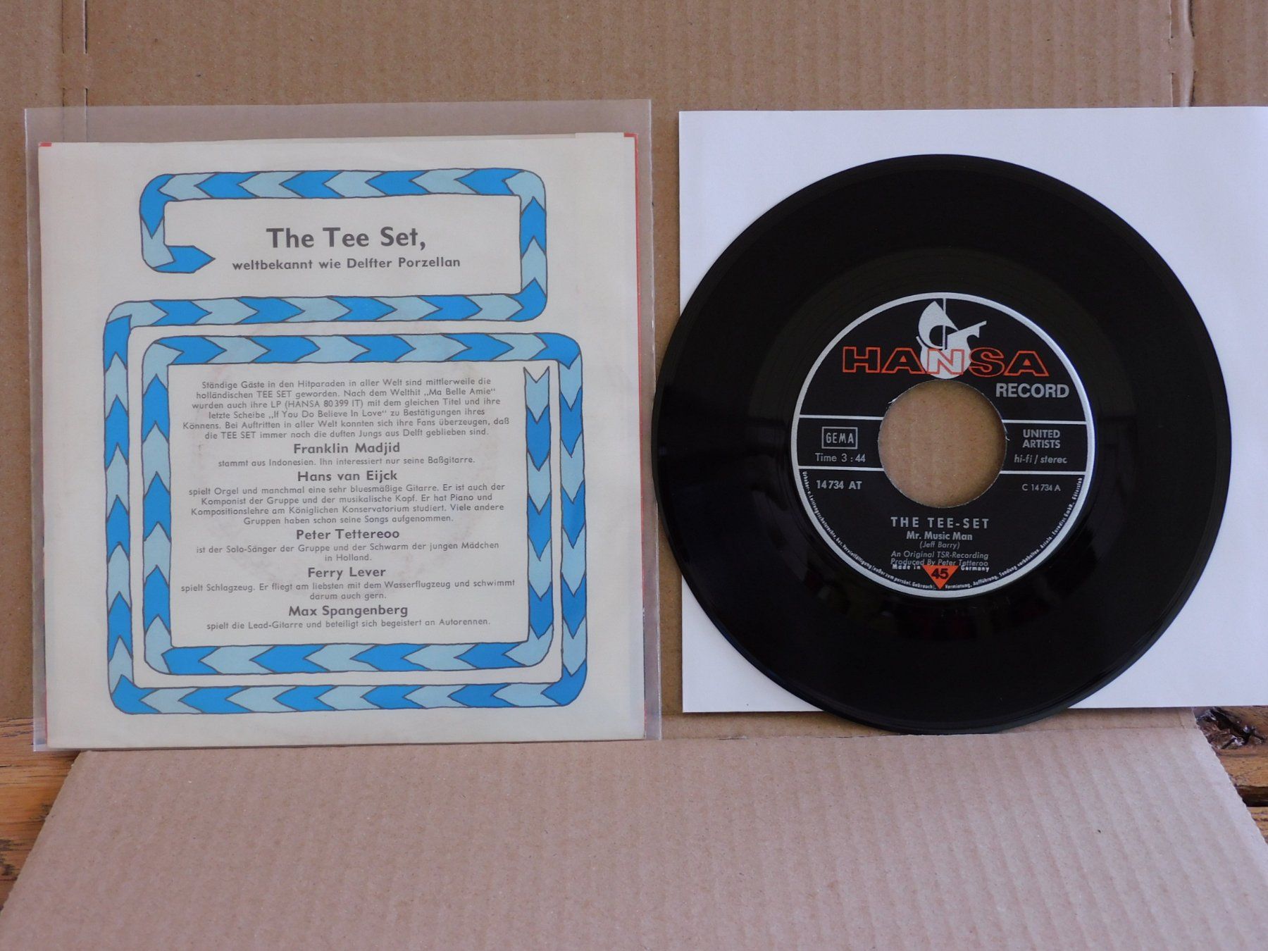 Schallplatten: The Tee-Set – Mr. Music Man – Gebraucht aus Emmenbrücke von lamorak 1