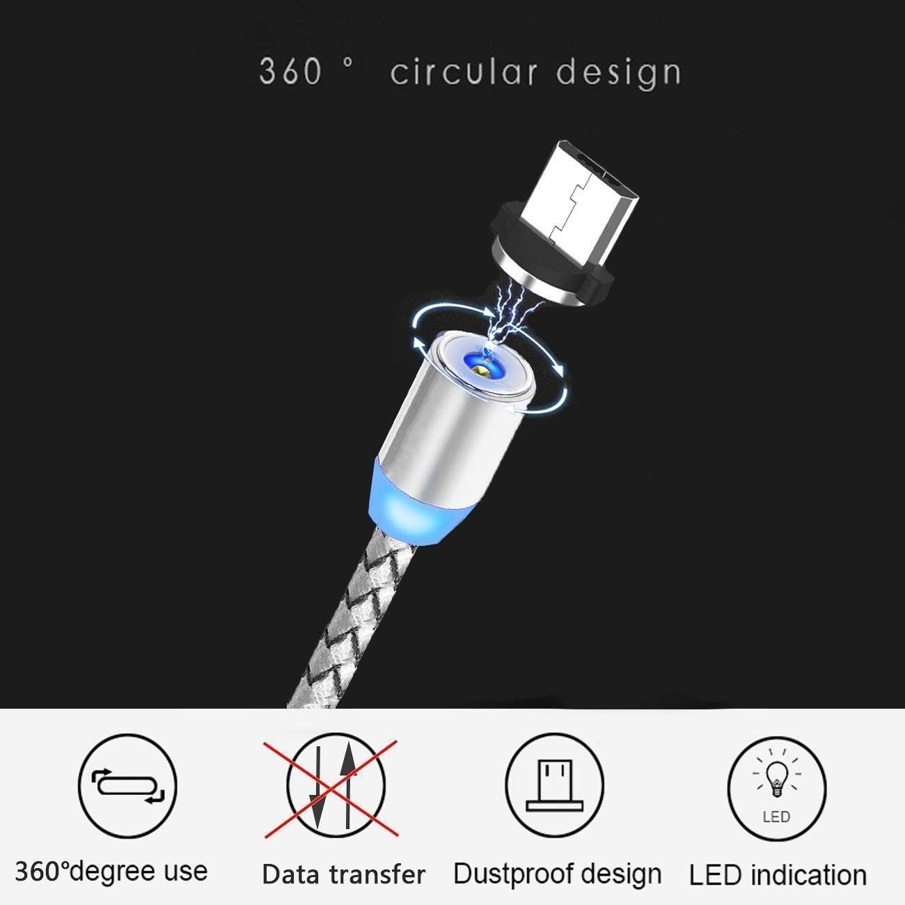 Ladegeräte: 15 plus pro max - Câble de recharge magnétique type C – Neu und originalverpackt aus Morges von DigiAC 2