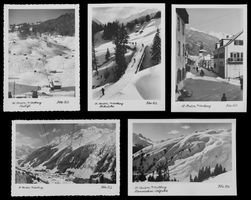 ST. ANTON AM ARLBERG - 1950 "Hiver" (Lot de 5x C.P.)