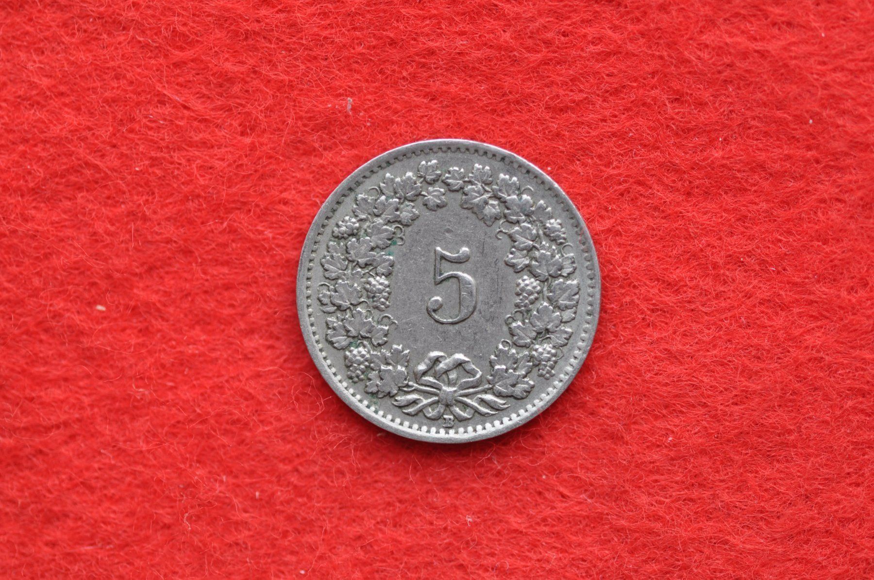Tutti le monete: 5 rappen 1942 – Usato da Laupen BE venduto da Gufi57 1