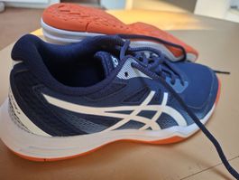 Asics Turnschuhe Blau Orange Grösse 36 fast neu