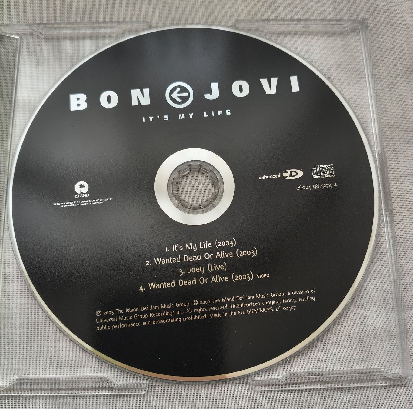 CD: CD "BON JOVI - IT'S MY LIFE" – Usato da Binningen venduto da mar_2jlr 1