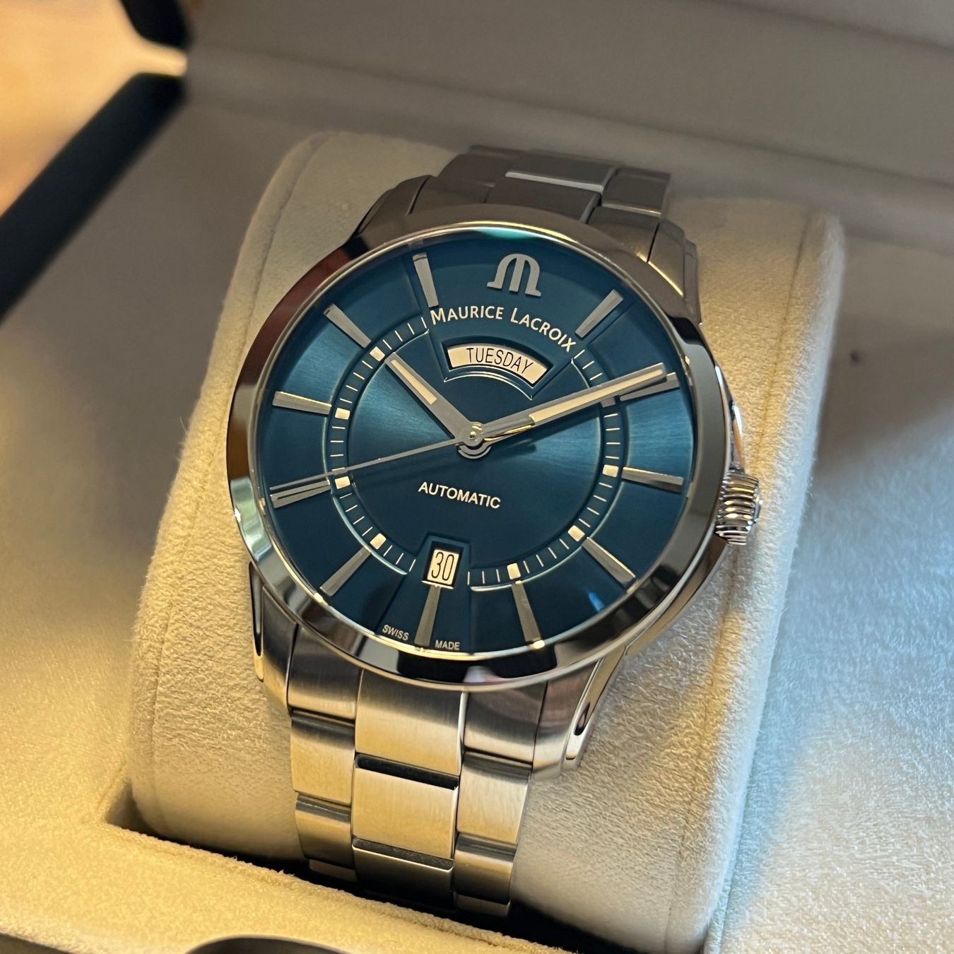 Maurice Lacroix Uhren: FLASH SALE Maurice Lacroix Pontos Day-Date PT6358 – Gebraucht aus Carouge GE von Watchaser 2