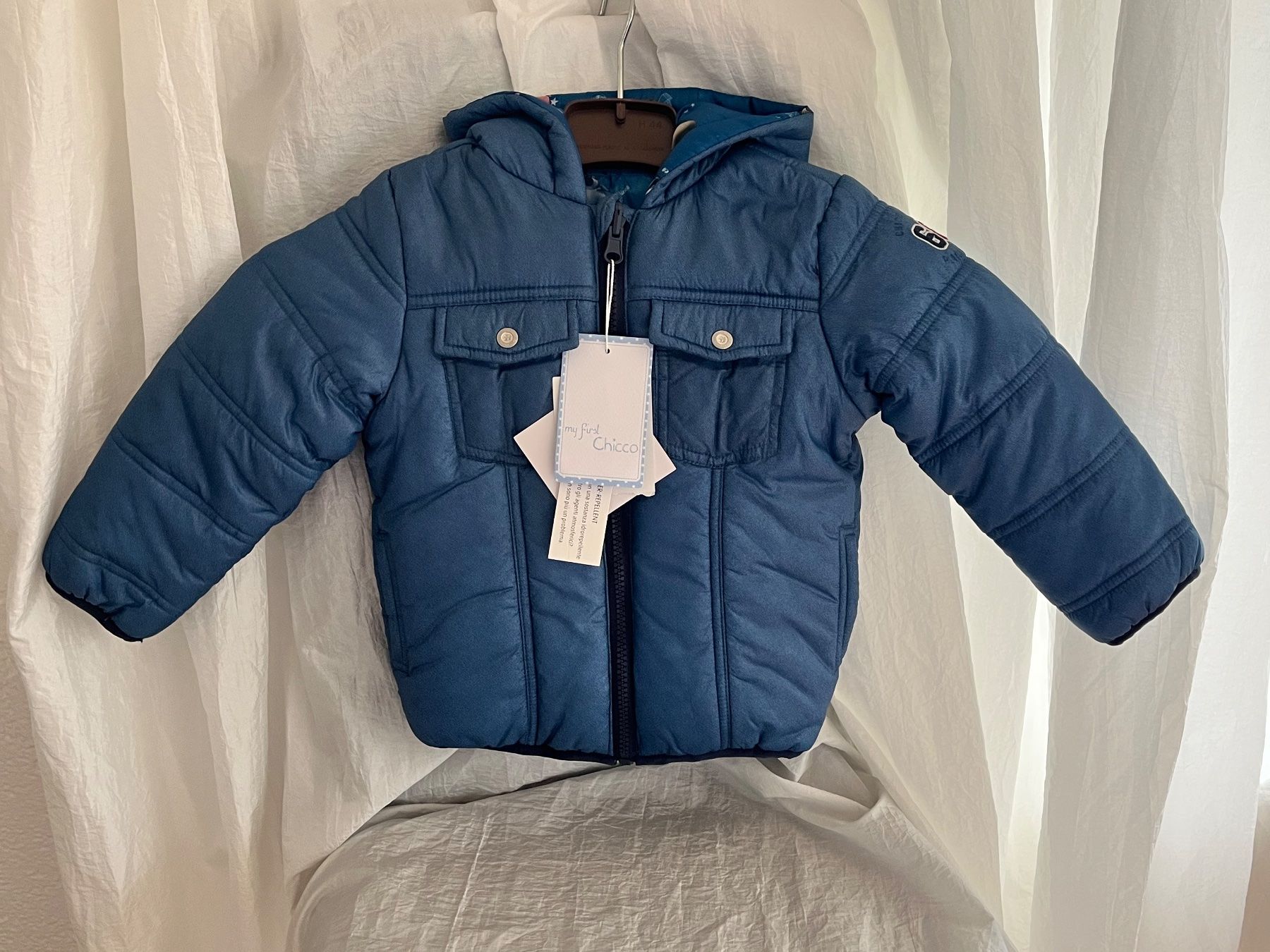 Chicco Jacken & Mäntel: Chicco Jacke Wasserabweisend  Gr. 86 wendbar – Neu und originalverpackt aus Oberegg von