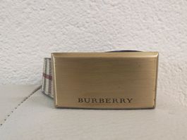 Original Burberry Gürtel – Haymarket Check – Gr. 44 / 110 cm