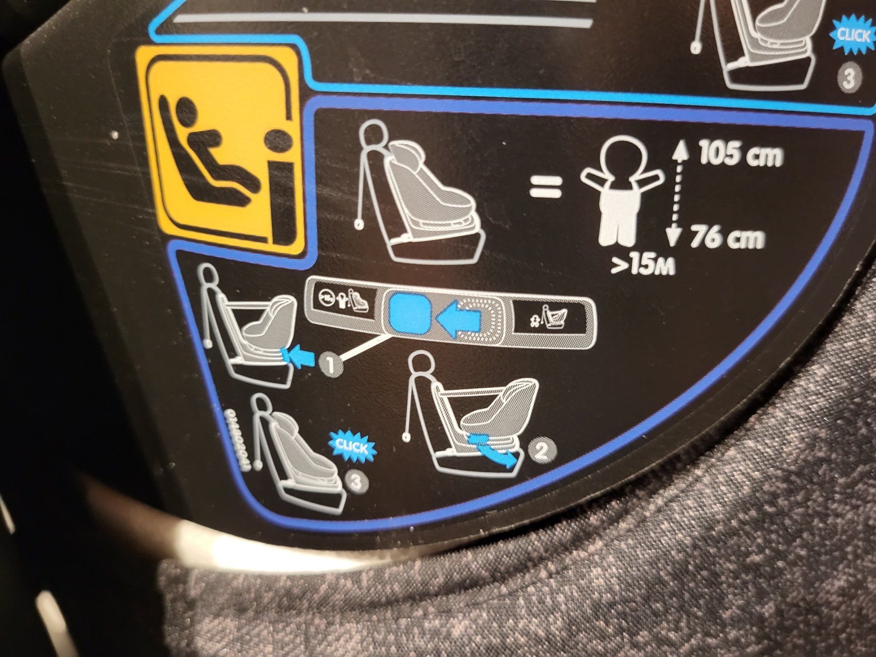 Maxi-Cosi Seggiolini per auto: Maxi Cosi Autositz mit ISOFIX 61cm-105cm – Usato da Brunnen venduto da Burger_king 7