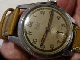 PERFEX ANTIK HERREN CHRONO UHR,HANDAUFZEUG. NICHT LÄÜFT