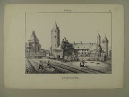 ESTAVAYER, FRIBOURG, FEDERLITHOGRAPHIE 1840