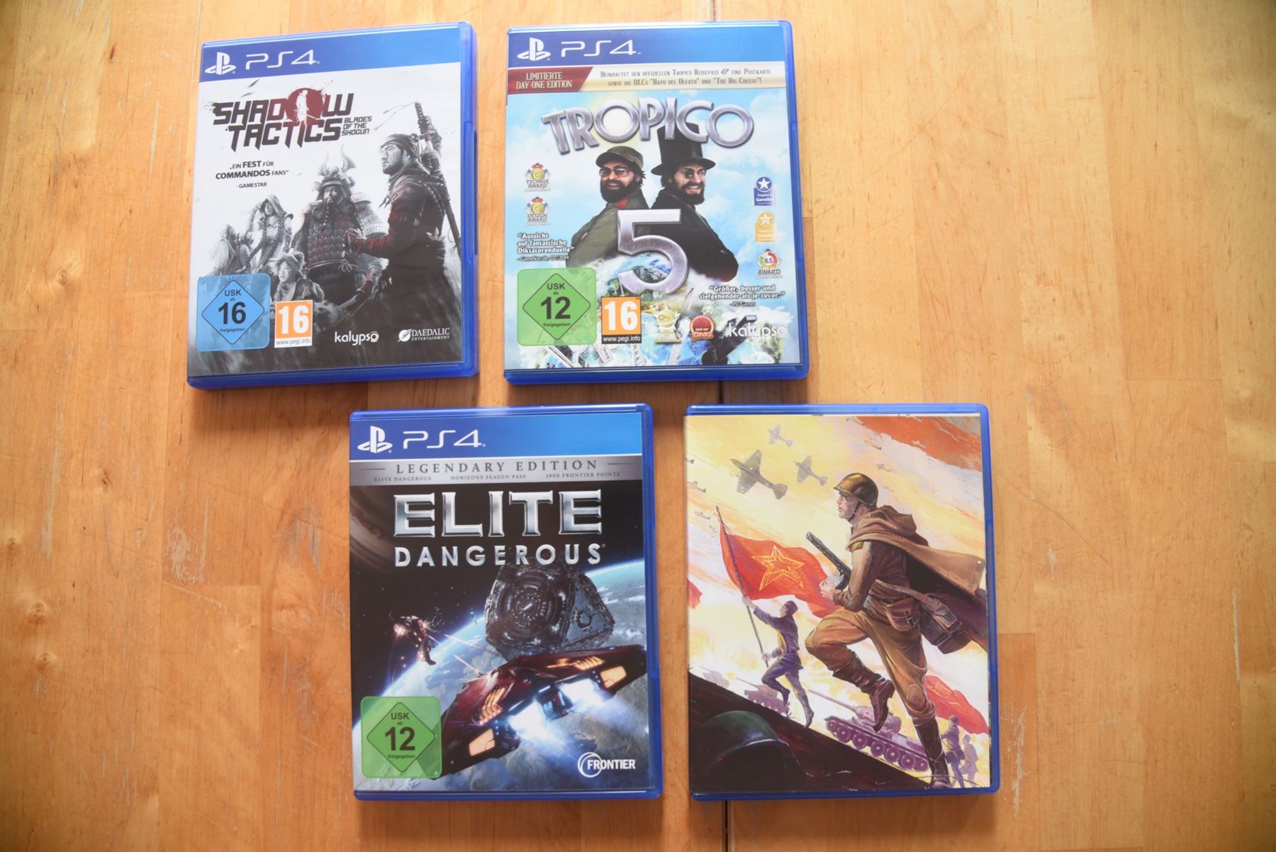 Giochi: Tropico5 + Shadow Tactics + Sudden Strike 4 + Elite – Usato da Frenkendorf venduto da gelbeZinnie 1