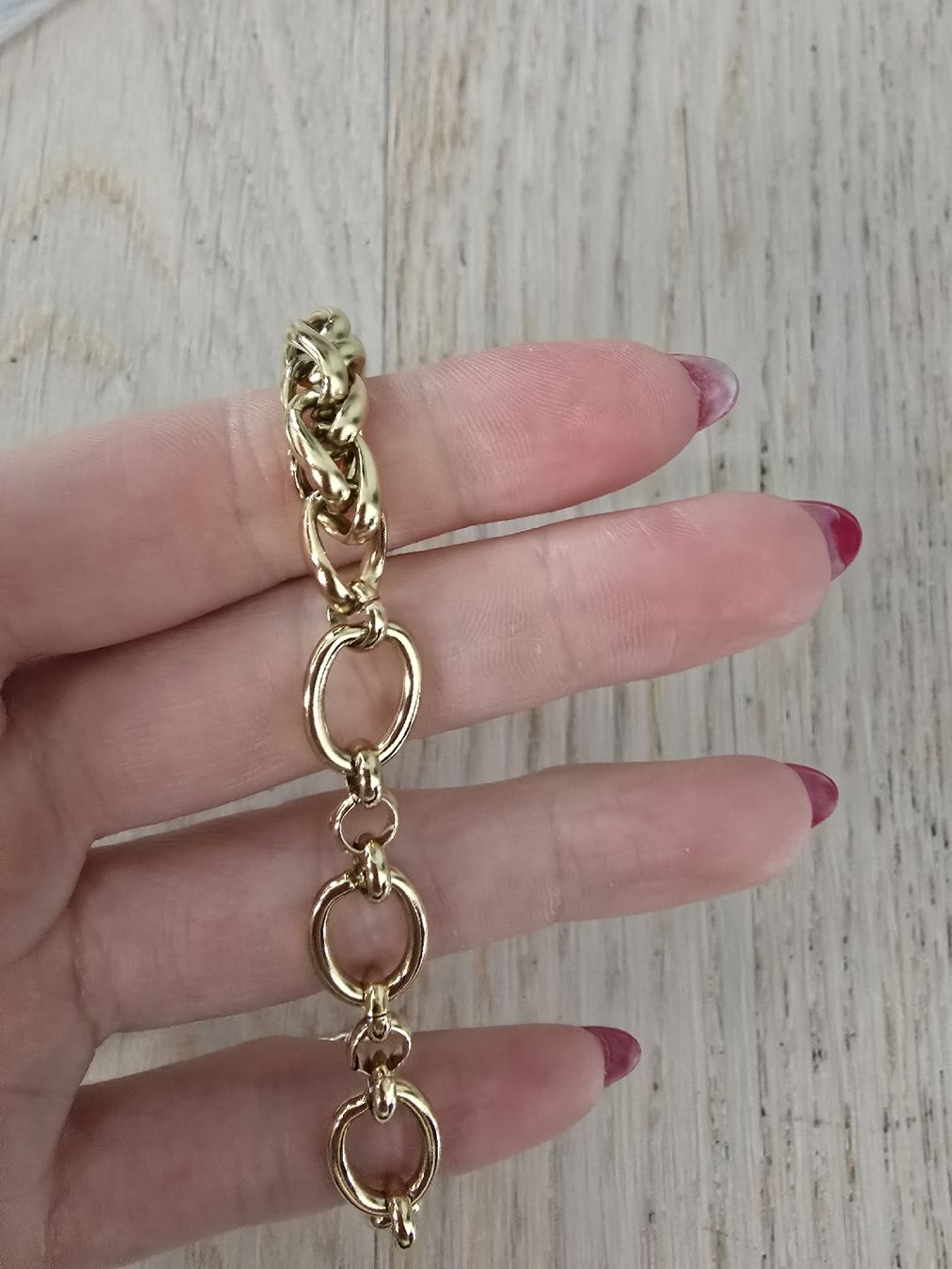 Bracciali & Braccialetti: Goldiges Edelstahl Armband – Nuovo e nell'imballaggio originale da Rickenbach b. Wil venduto da VeryLovelyThings 2