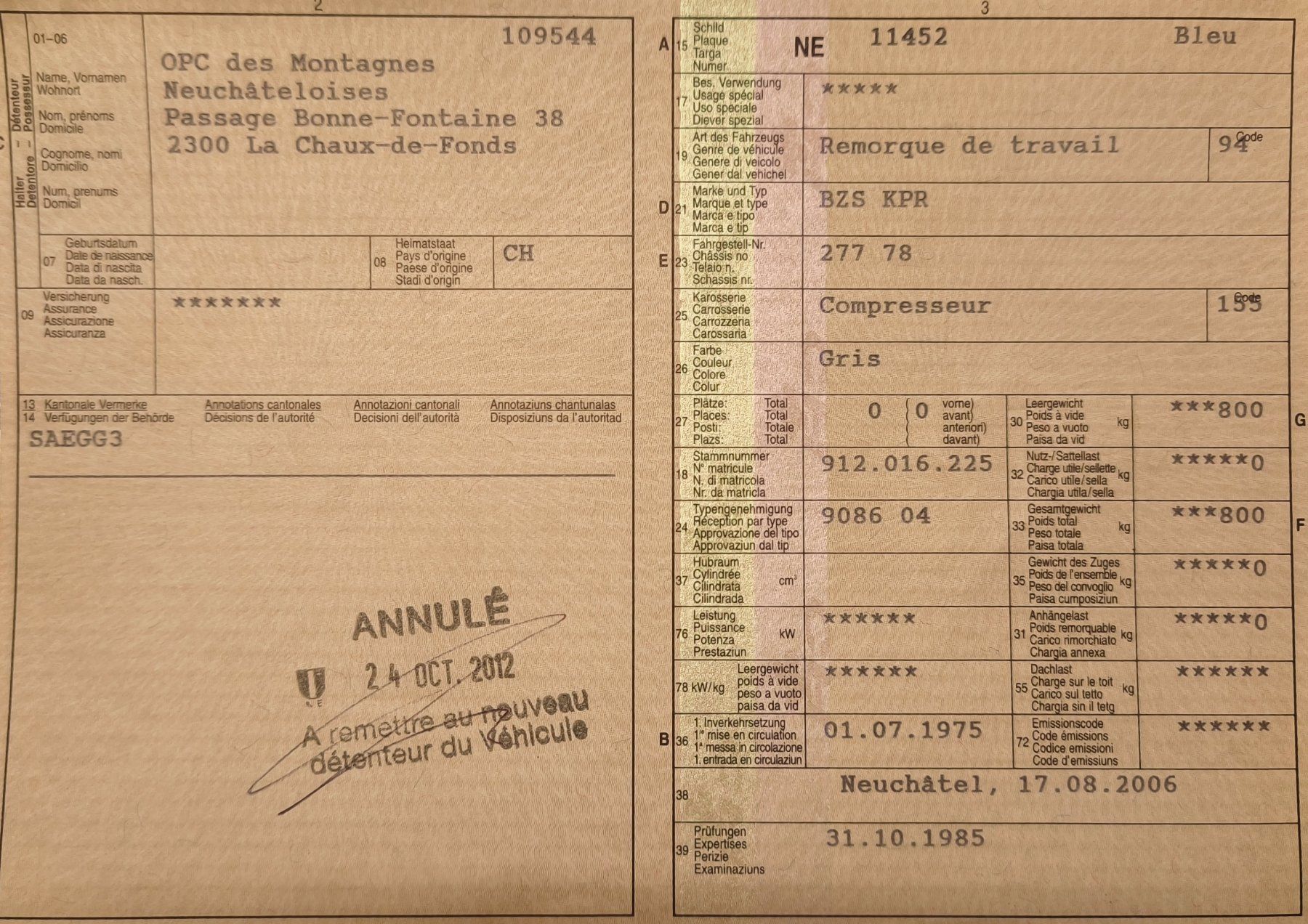 Kompressoren: Zivilschutzkompressor, Kompressor 67, VW TYP 126 – Gebraucht aus schongau von schrauber17 7