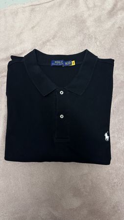 Schwarzes Polo Ralph Lauren Poloshirt, Grösse 3XT/3TGL.Top!