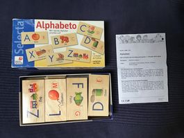 Lernspiel Alphabeto von Selecta aus Holz, gebraucht