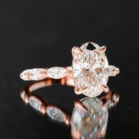 Ab 1.- ❗💎✨ Roségold Diamantring 2.91ct IGI  inkl. 5200.-UVP