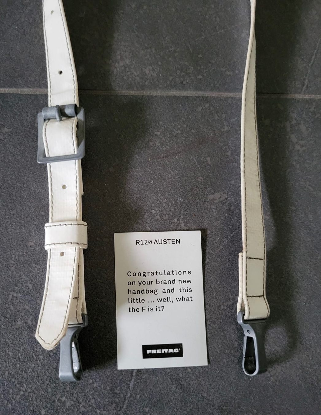 Freitag Taschen: TOP Freitag Austen R120/WHITE-MATT/Reference-Linie"/TOP!!! – Gebraucht aus Winterthur von LESA1015 7