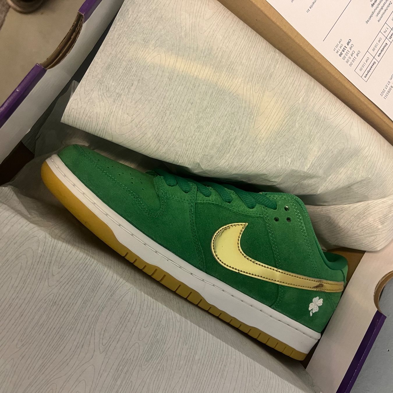 Nike Scarpe da uomo: Nike SB Dunk Low St Patricks Day – Nuovo (secondo la descrizione) da Winterthur venduto da LaBodega