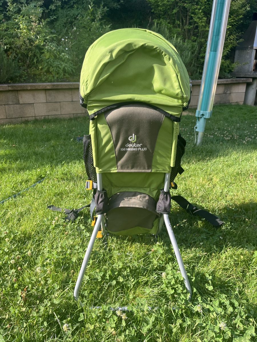 Deuter Porte-bébés ventraux & dorsaux: Porte-bébé Deuter Kid Comfort PLUS vert gris – D'occasion à Kerzers par ptit-vivy 1