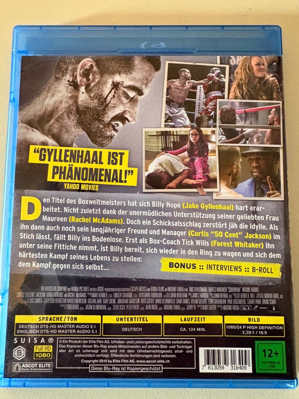 Tutti i DVDs: Southpaw (Blu-ray) – Nuovo (secondo la descrizione) da Volketswil venduto da Fraese1 1