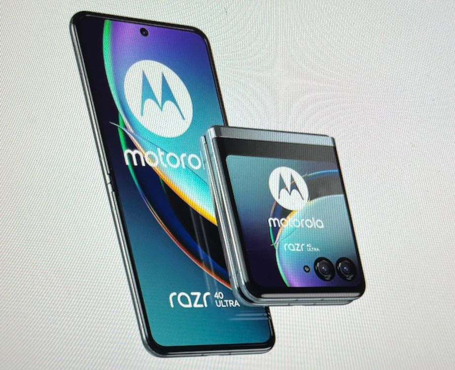 Motorola razr 40 ultra, Farbe Glacier blue (Gebraucht) in Winkel für ...