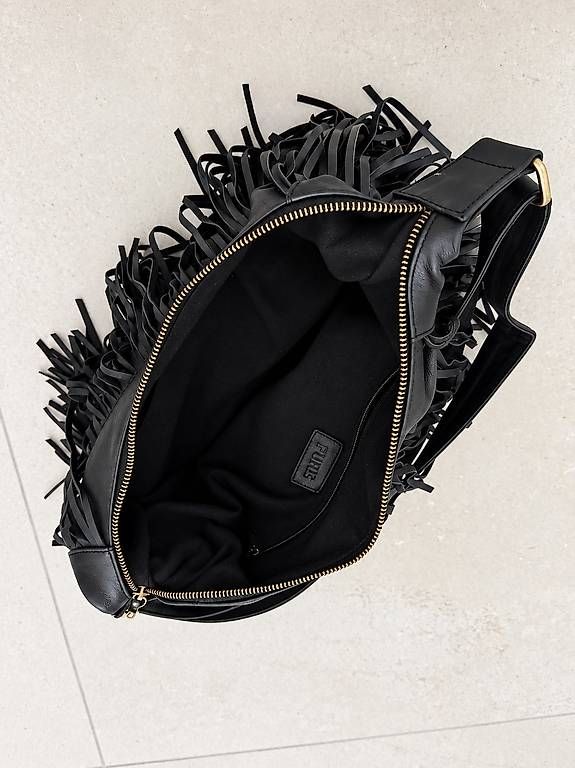 Borse da donna: Fransenhandtasche Leder – Nuovo e nell'imballaggio originale da Merlischachen venduto da GlamGarb 1