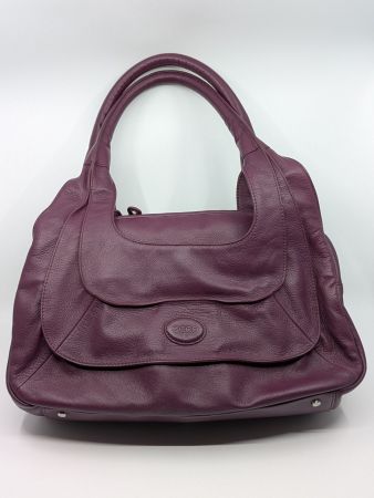 Ecco Ledertasche magenta lila