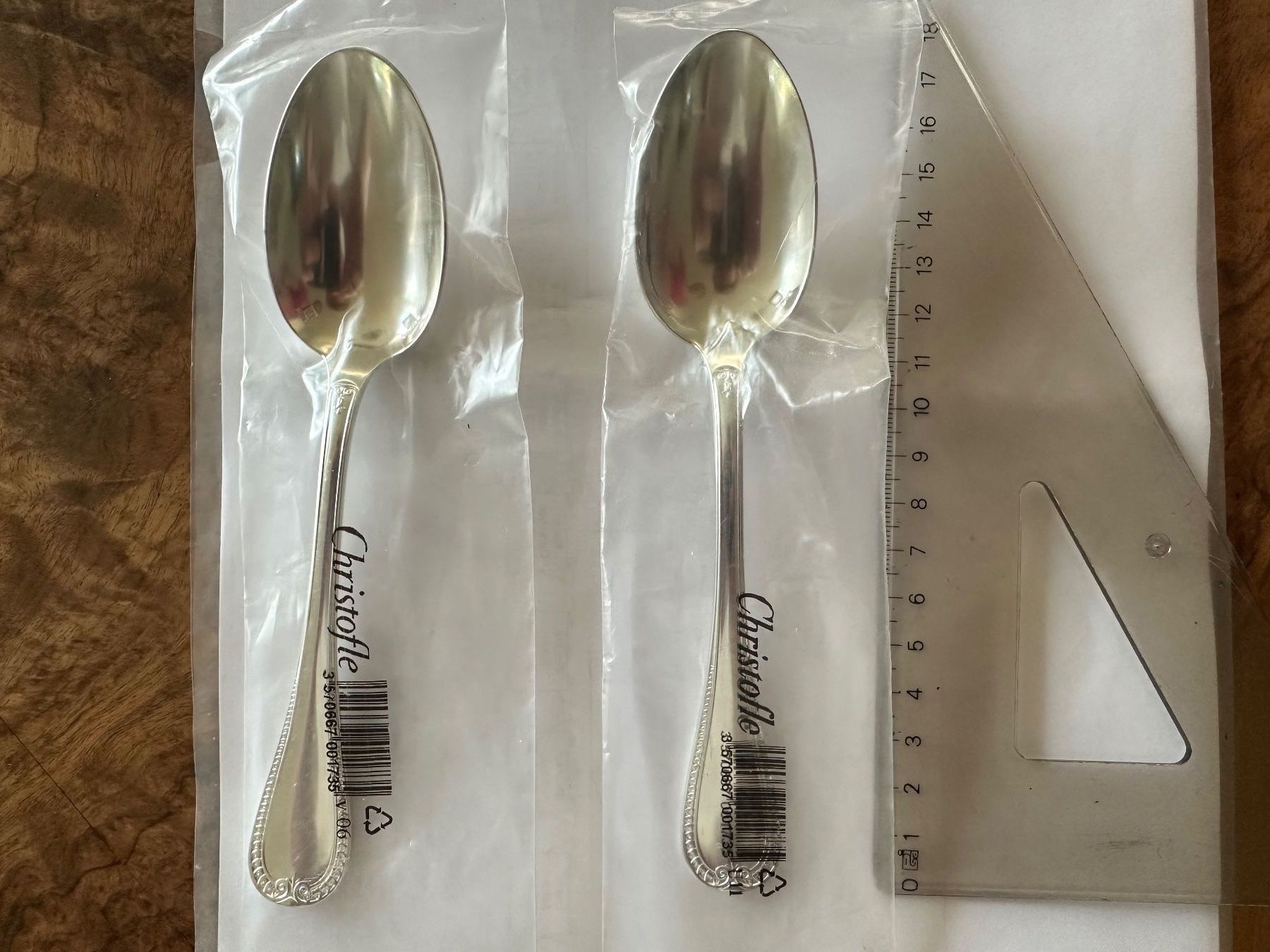 Christofle Cucchiai: 2x Christofle Löffel OVP – Nuovo e nell'imballaggio originale da Stettfurt venduto da 2442 5