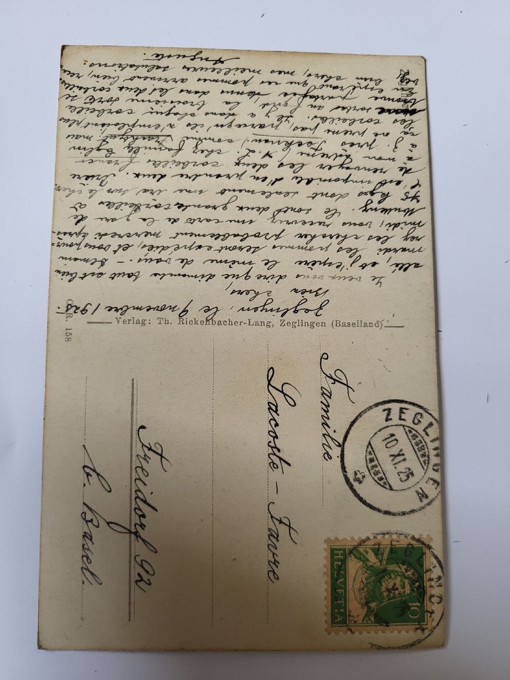 Cartoline postali: Alte Ansichtskarte Zeglingen R4 – Usato da nunningen venduto da mic_88k2 1