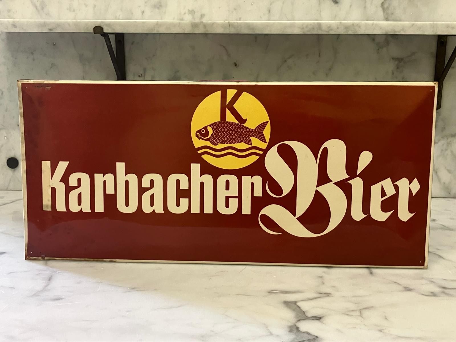 Insegne: Karbacher Bier, Schönenwerd - kein Emailschild – Usato da Regensdorf venduto da 7ws8
