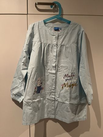 Mädchen Mal-Kittel Disney Frozen Gr.138 hellblau Top Zustand