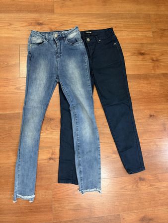 2x Women’s Skinny Jeans Size S Blue & Navy