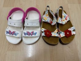 Sommerschuhe Sandalen für Mädchen Crocs C9 / Gr. 27