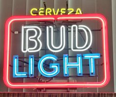 Bud Light Neon - Vintage (kein Repro)