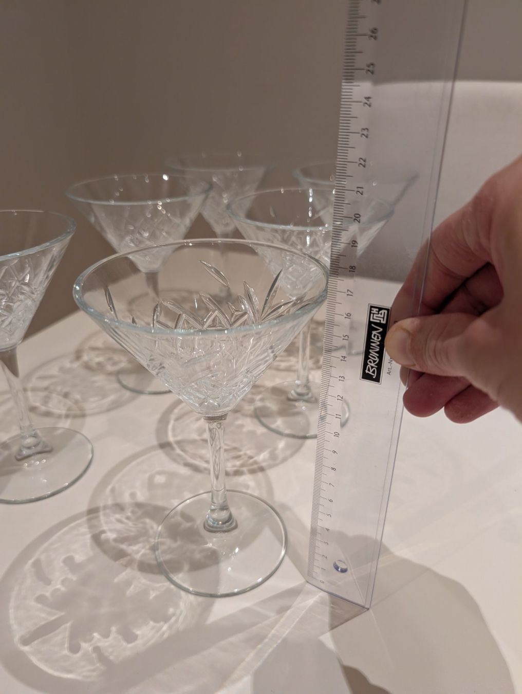 Bicchieri: 6 Martini Cocktail Gläser – Usato da Zürich venduto da lin_99vx 2